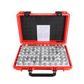 Accusize Industrial Tools 0.751''-0.832'', 82 Pcs Steel Plug Pin Gauge Set, Minus, Class Zz, M5(-)