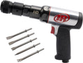 Ingersoll Rand 135MAXK Vibration Reduced Quick-Change Air Hammer 5-Piece Chisel Set, 2,600 BPM, 3' Stroke, Round Shank