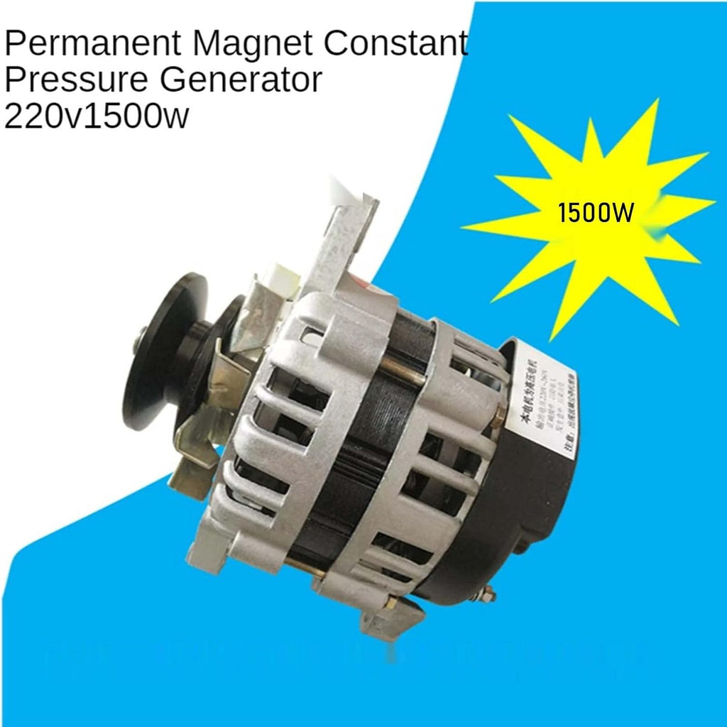220V 110V High Power Small Generator 1500W Household Permanent Magnet Brushless Constant Voltage Copper Core (Color : 110V)