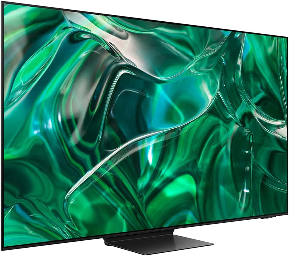 SAMSUNG QN55S95CAFXZA 55 inch HDR Quantum Dot OLED Smart TV 2023 (Renewed) Bundle with 2 YR CPS Enhanced Protection Pack