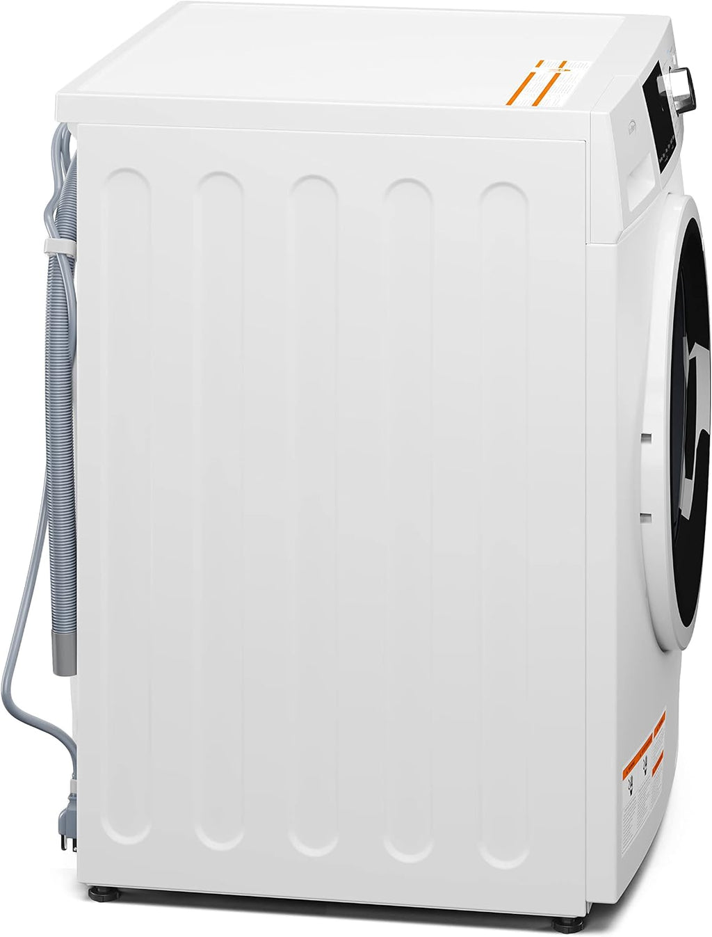 KoolMore 24' Front Load Washing Machine, 2.7 Cu. Ft., Space Saving Unit with 20-Minute Quick Wash, 12 Washing Cycles, Quiet Inverter Motor [White] [120V] (FLW-3CWH)