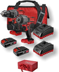 NEW! Fits BAUER 20-Volt Lithium-Ion Cordless Combo Kit (2-Tool Bundle) with 1/2 In. Drill/Driver, 1/4 In. Impact Diver, (2) 1.5Ah Batteries, (2) Chargers & (2) Bags (Plus Bonus 20V Gift Tool Included)
