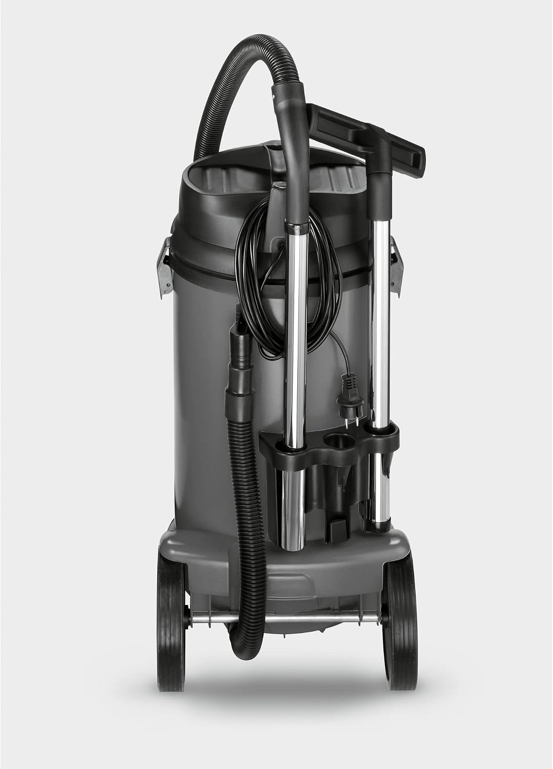 Kärcher Commercial Wet Dry Vacuum Cleaner - NT 48/1 - with Integrated Cable Hook and Accessory Storage - 2 Suction Tubes, Floor Nozzle and Crevice Nozzle - 13 Gallons