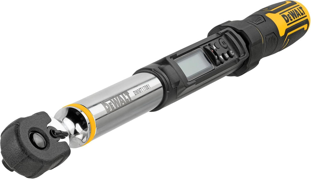 DEWALT Digital Torque Wrench, 3/8 inch Drive, 20-100 FT-LB, with Storage Case (DWMT17061)