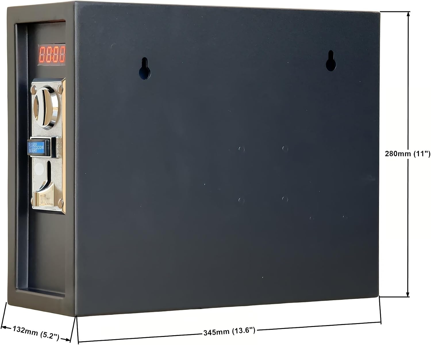 Sintron ST-003 Coin Operated Timer Control Box with NEMA 10-30R Receptacle 3 Prong 220V for US & CA Dryer Power Plug 3 Pole 3 Wire, Use for Vending Machine, Gaming & Washing Machines, Massage Chairs