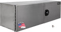 Buyers Products 1705415 Pro Series Smooth Aluminum Underbody Truck Box with Barn Door, 18x18x60 Inch, Durable Vehicle Tool Box For Storage and Organization