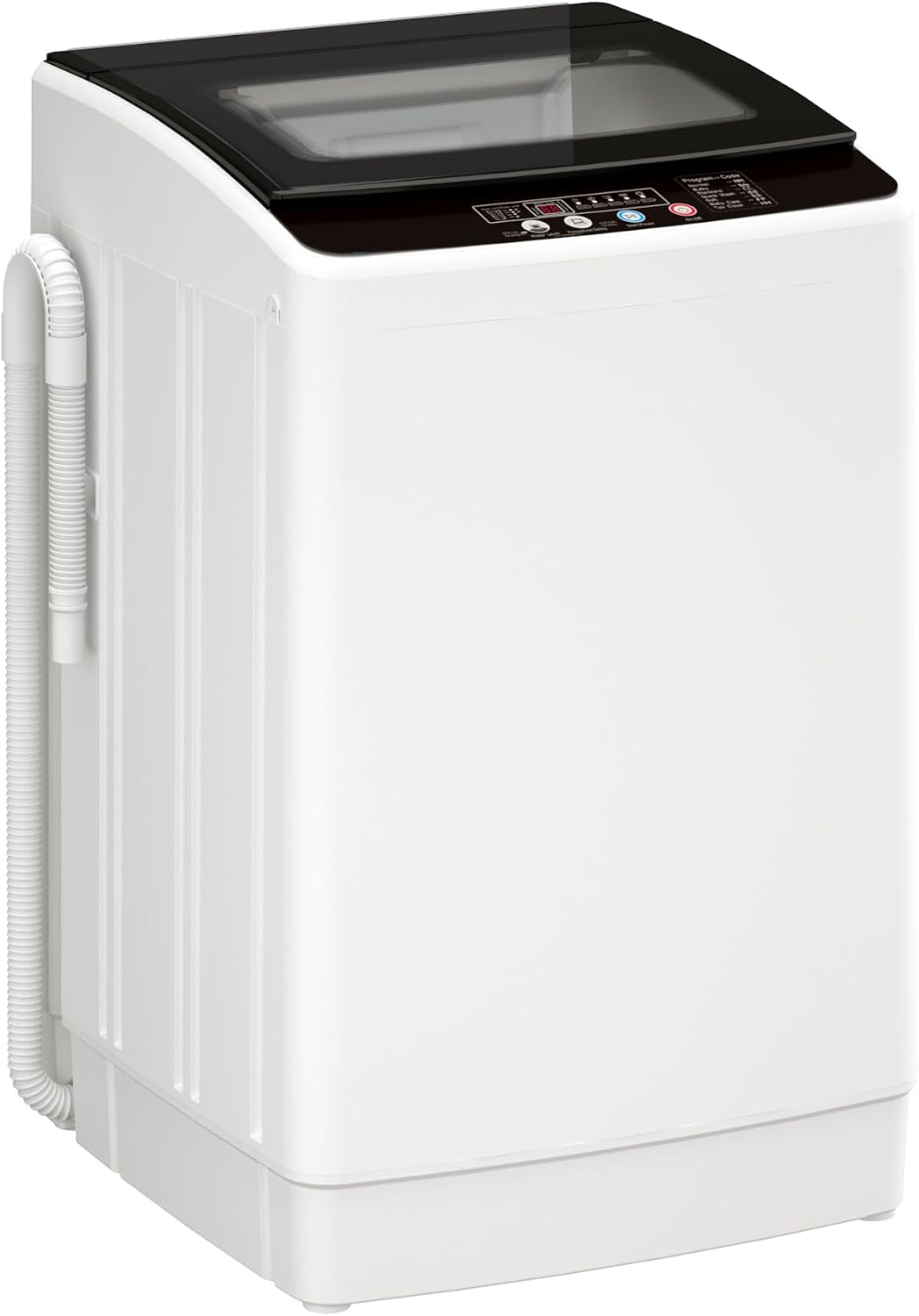 Auertech 35 lbs Washing Machine, Fully Automatic Portable Washer with LED Display, 12 Wash Cycles, 8 Water Levels, Large Capacity Washer and Spin Dryer Combo with Drain Pump for Apartment, Home