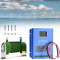 Wind Solar Hybrid Charge Controller 6000W, Wind and Solar Hybrid System Mppt Charge Controller 5000W with Dump Load Wind Turbine Generator Solar Panel Voltage Regulator 12V/24V/48V,6000W-48V