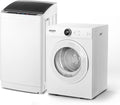ROVSUN 17.8LBS Full-Automatic Washing Machine and 1.8CuFt Portable Clothes Dryer Set, Compact Laundry Washer and Dryer Combo Set with Stainless Steel Inner Tub, for Apartment, Dorm, Home