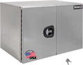 Buyers Products 1705435 Silver Pro Series Smooth Aluminum Underbody Truck Box with Barn Door, 24x24x36 Inch, Durable Vehicle Tool Box for Storage and Organization