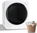 DOGHLY 120V Portable Electric Clothes Dryer, 800W Compact Laundry Dryer, Easy Control, 1.8 Cu.Ft Front Load Stainless Steel Electric Dryers Machine with Simple Control Knob for Apartment, RV, Dorm