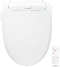 SmartBidet® SB-100R Electric Smart Bidet Seat for Elongated Toilets with Remote Control, Stainless Steel Nozzle with Removable Nozzle Cap, Slim