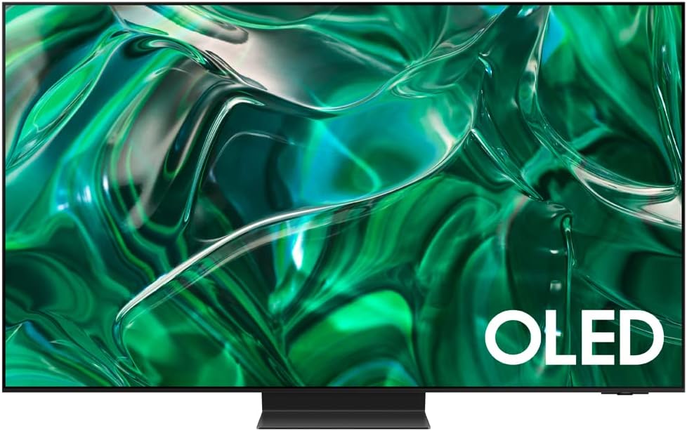 SAMSUNG QN55S95CAFXZA 55 inch HDR Quantum Dot OLED Smart TV 2023 (Renewed) Bundle with 2 YR CPS Enhanced Protection Pack