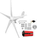 CHRISK Wind Turbine Generator Kit 3000W Windmill with MPPT Controller Inverter Kit Wind and Solar Hybrid Power Generation System