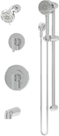 Symmons Dia HydroMersion Double Handle Shower Trim Kit with Hand Spray and Tub Spout