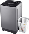 Anypro Portable Washing Machines 17.8LBS Full Automatic Clothes Washer and Spinner Combo with 10 Programs and 8 Water Levels, Compact Laundry Wash Spin Dryer for Apartment RV Dorm Home, Grey