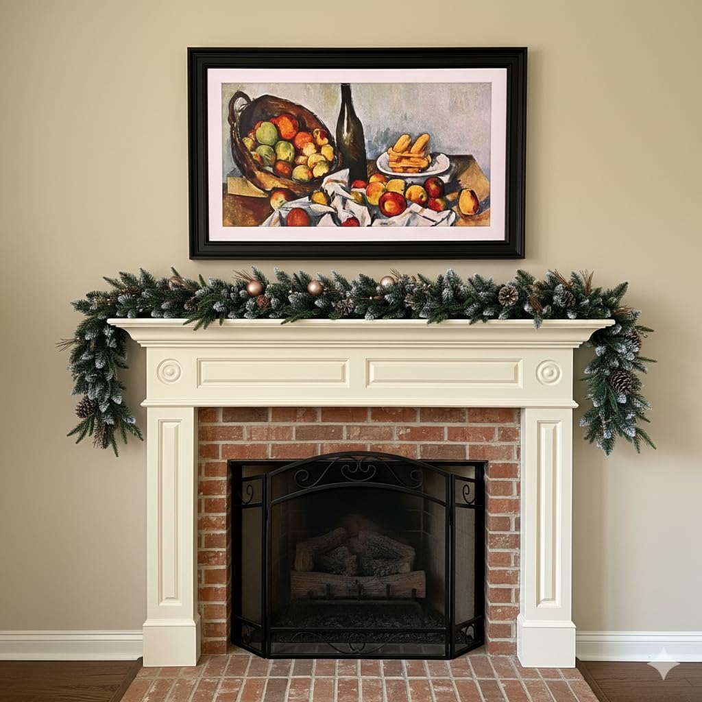 Black TV frame 43' (Linear Noir, 43-LS03) - Compatible ONLY with Samsung The Frame TV and Pro TVs (Fits 2021-2026, LS03A, LS03B,LS03C,LS03D,LS03FA,LS03FW)