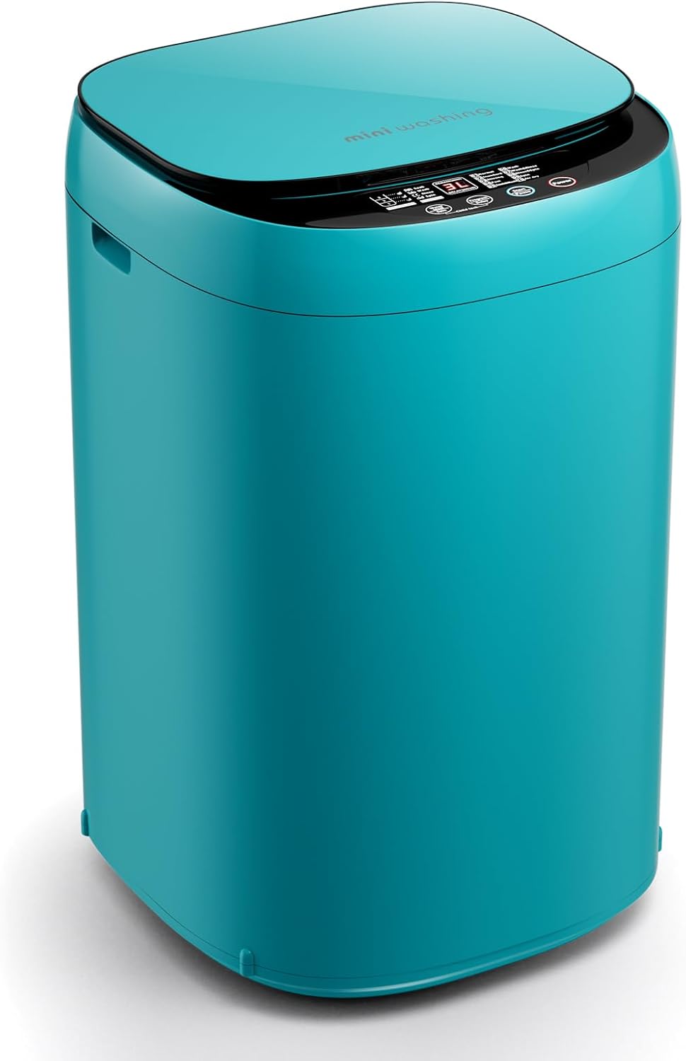 Giantex Portable Washing Machine, 7.7lbs Capacity All-in-One Washer Spinner Combo w/Drain Pump, 0.78 Cu.ft Laundry Washer w/ 10 Program, 3 Water Level, LED Display, Compact for Apartment RV
