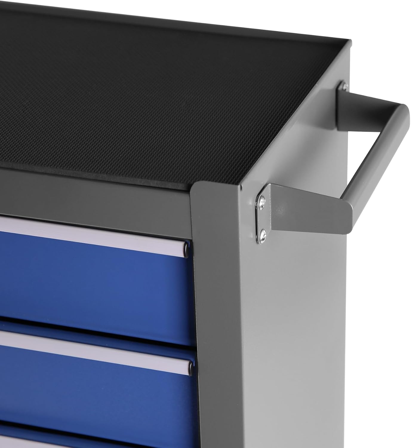 5 Drawers Rolling Tool Chest Cabinet with Wheels, Tool Storage Cabinet and Tool Box Organizer for Garage Warehouse Workshop (Blue+Grey-5 Drawers)