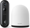 WUUK 2K Doorbell Camera, Video Doorbell Wireless/Wired, Homebase Supports Up to 8 Cams, No Subscription, 2.4/5 GHz WiFi, 32G Local Storage, Human Detection, Compatible with Alexa and Google Home