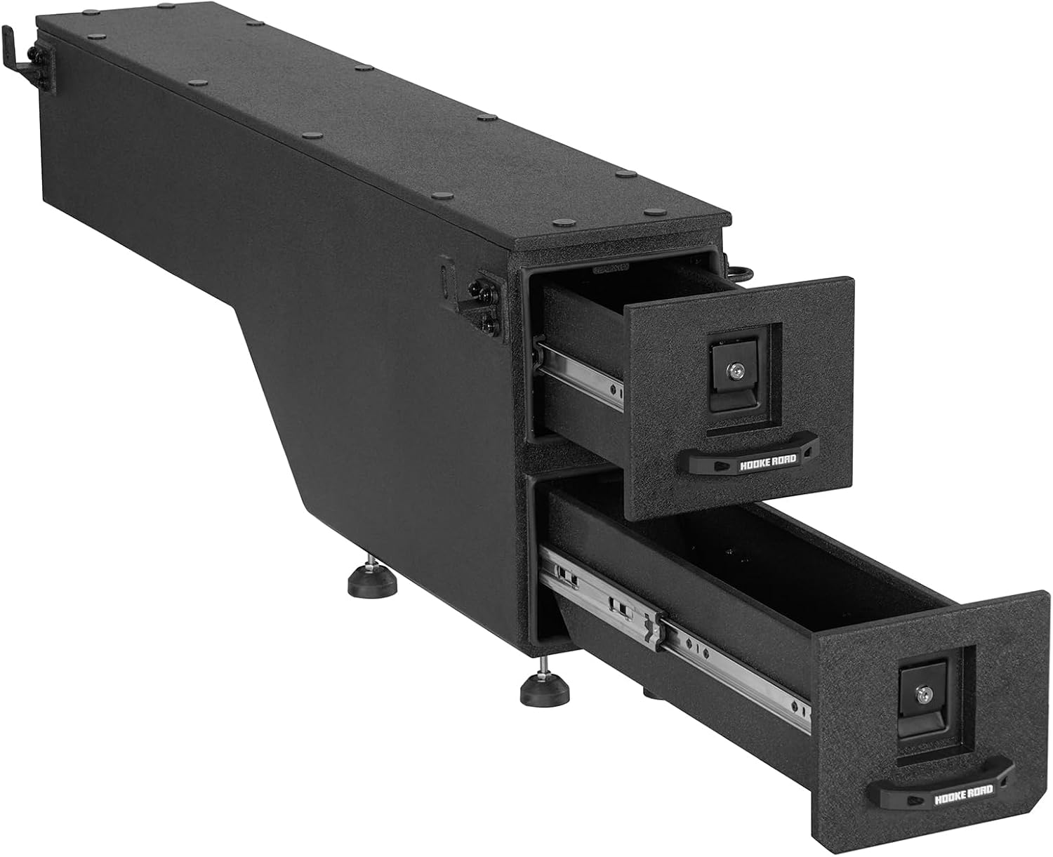 Hooke Road Colorado Truck Bed Wheel Well Tool Box for 2015-2022 Chevy Colorado & GMC Canyon (5'2' Bed), Sliding Lockable Truck Storage Drawer System