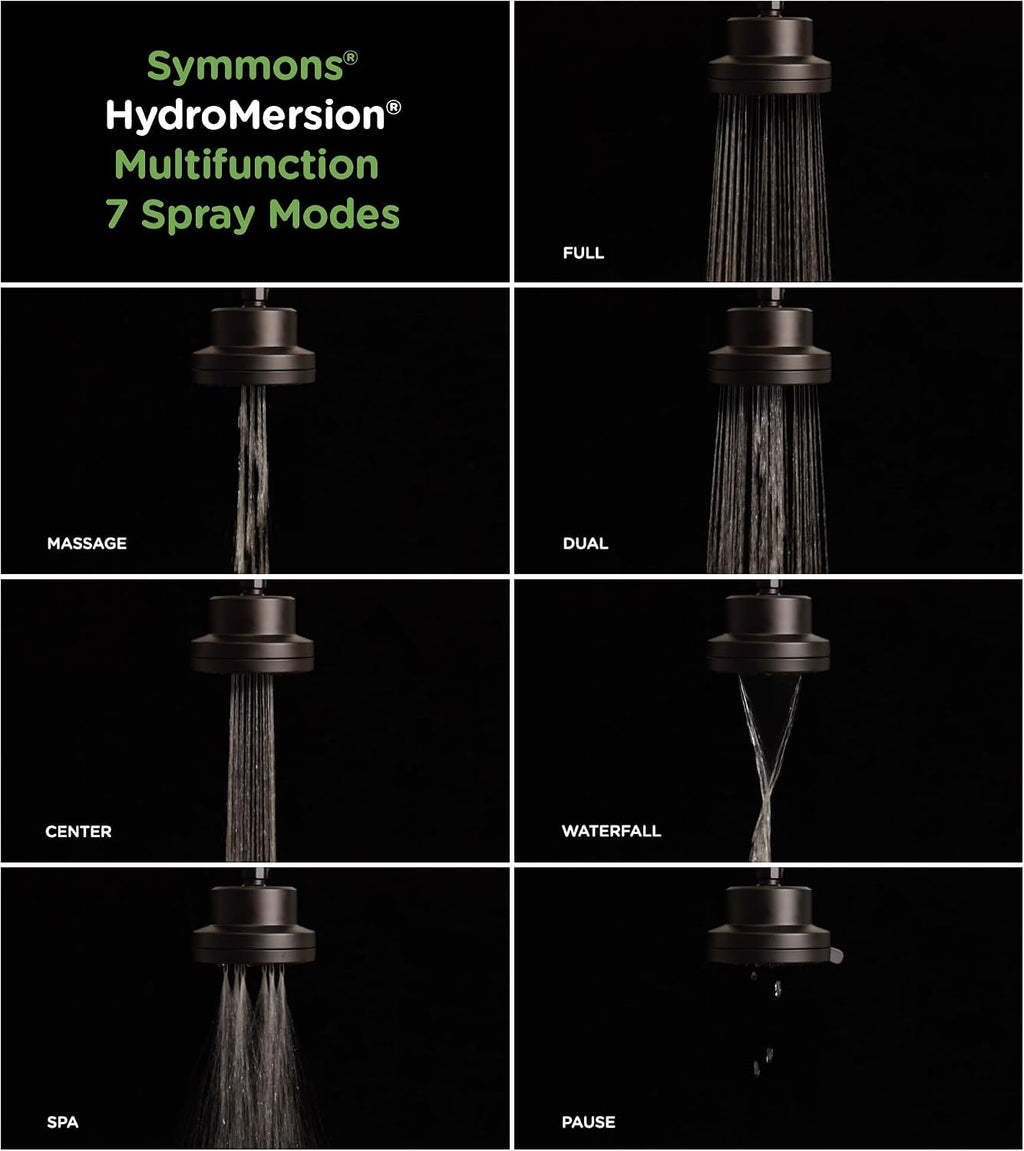 Symmons Dia HydroMersion Double Handle Shower Trim Kit with Hand Spray and Tub Spout