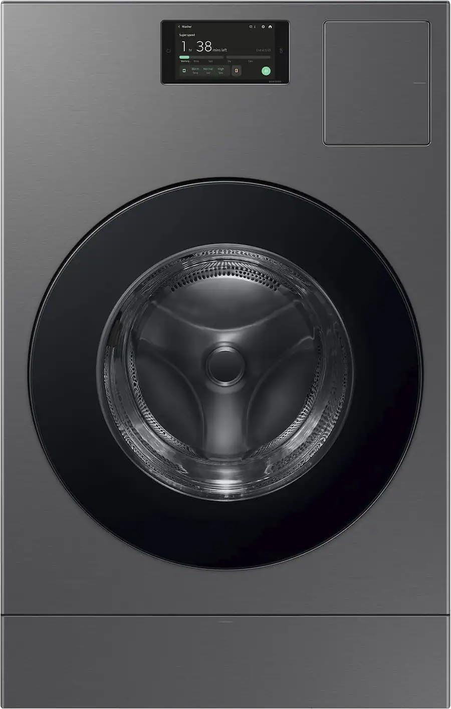 Samsung 5.3 cu. ft. Bespoke AI Laundry Ventless Heat Pump Dryer Combo All-in-One Ultra Capacity Washer with AI Home, Dark Steel, WD53DBA900HZA1
