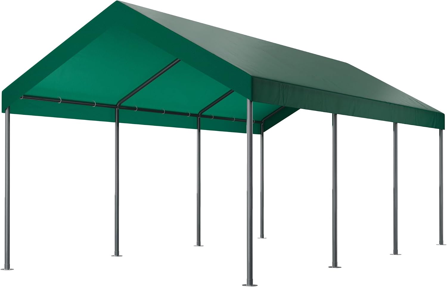 Shintenchi 10x20ft Heavy Duty Carport with UV&Wind Resistant Canopy,Portable Carport Garage Shelter with Stable Powder-Coated Steel Frame,Outdoor Carports for Car,Bike,Camp,Storage-Green