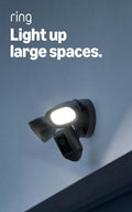 Ring Floodlight Cam Wired Pro, Home or business security, Retinal 2K Video, Color Night Vision and Two-Way Talk with Audio+, Black