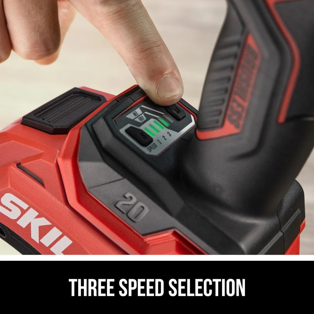 SKIL PWR CORE 20 Brushless 20V 1/2-Inch Mid-Torque Impact Wrench Tool Only- IW5761B-00