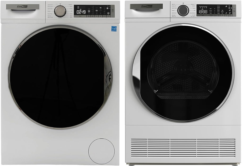 Conserv LUXURY Washer 2.2cf 110V+Condensing Dryer 4cf 220V 2 Year Warranty(White)