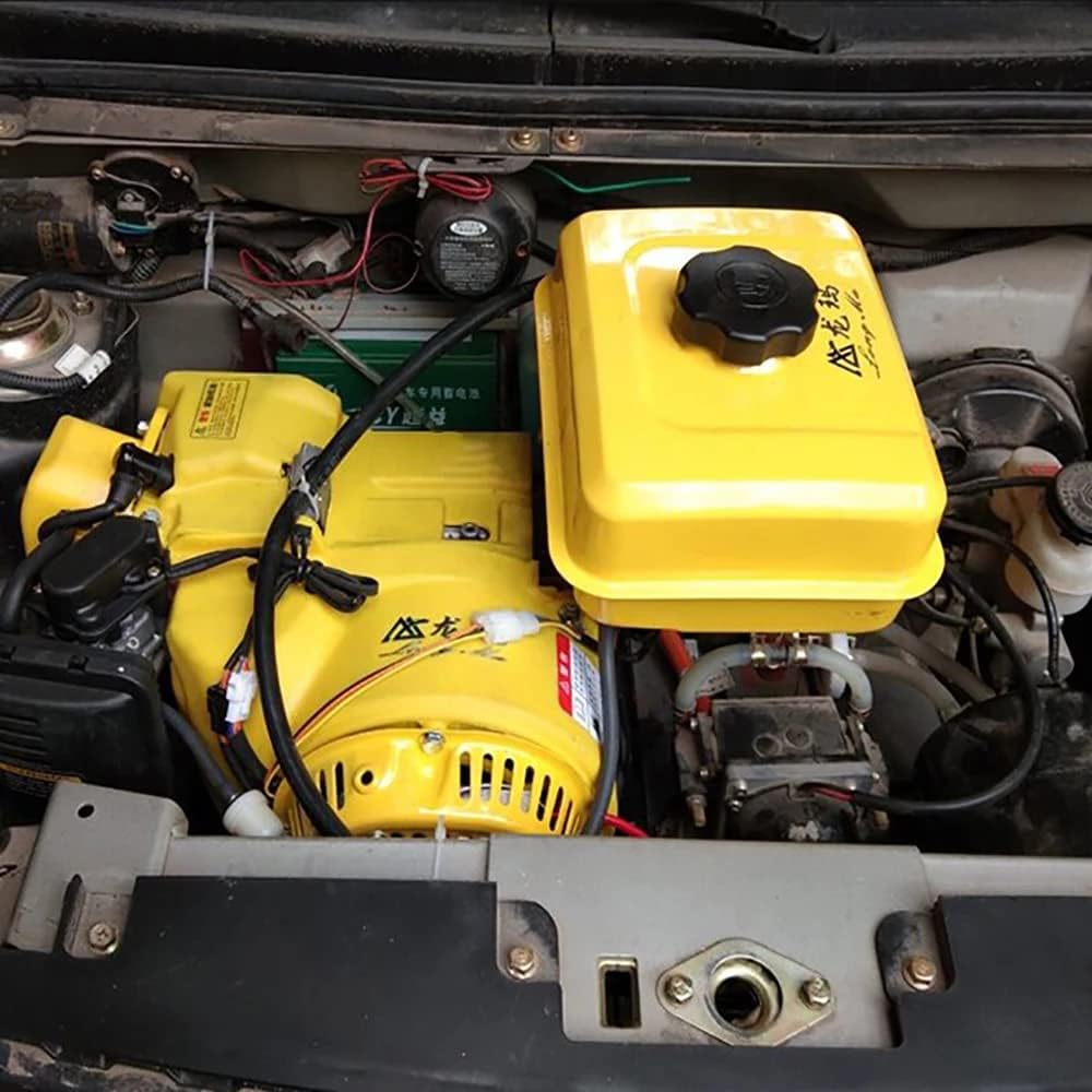 7KW Electric Vehicle Gasoline Generator Range Extender Electric Start Automatic Frequency Conversion Electric Tricycle Generator (60V, Split Tank)