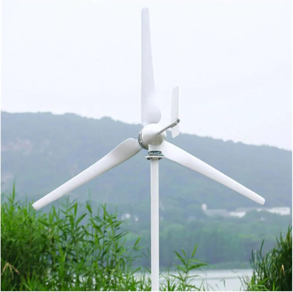 Wind Turbines, Low Speed Start Wind Turbine Generator 3000W 12V 24V 48V Free Alternative Energy Windmill 3 Blades(12V)