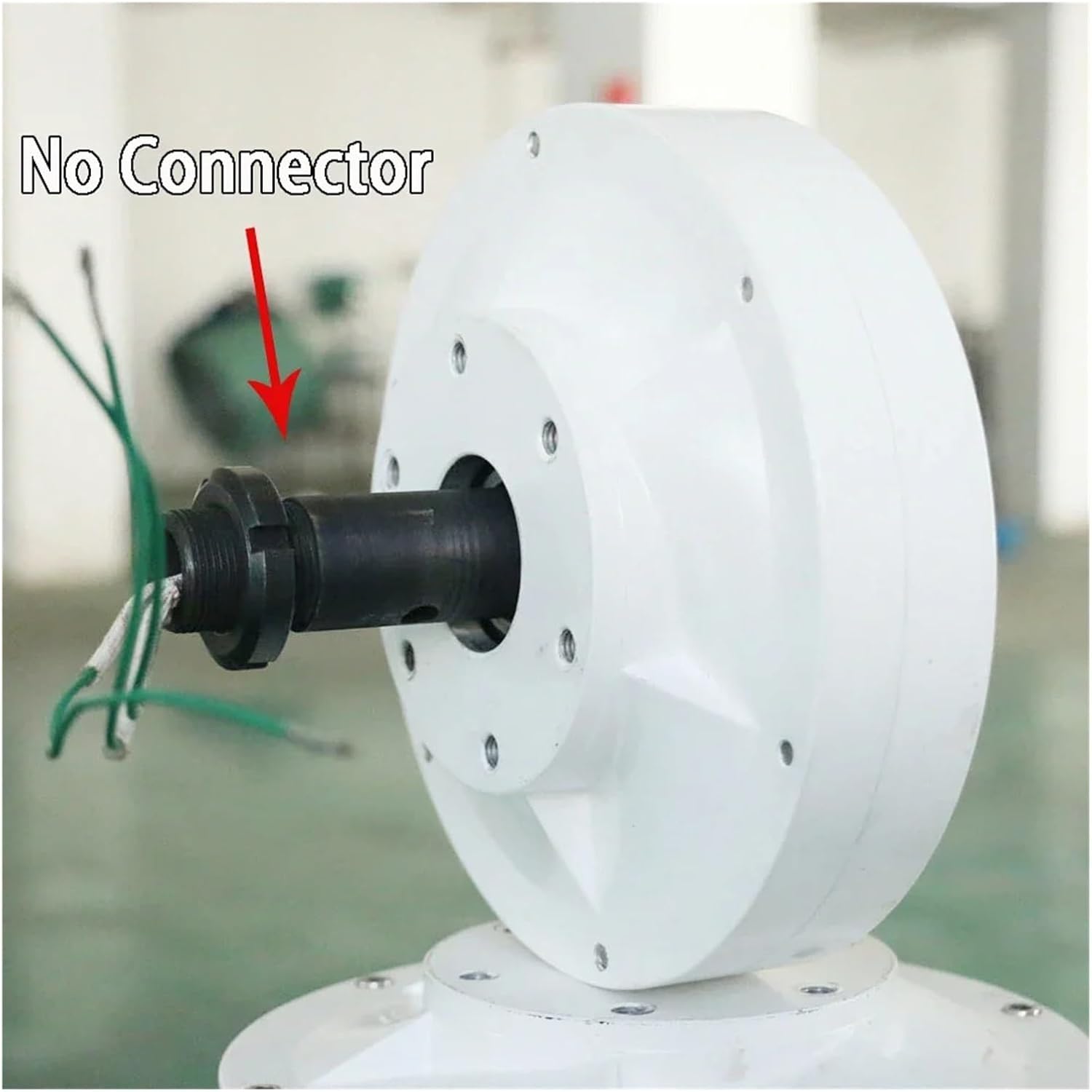 Wind Turbine Generator Kit, 3KW Low RPM Generator For Vertical Wind Turbine Windmill 3000W 12V 24V 48V Brushless Permanent Maglev Coreless Alternator for Hybrid Solar Wind System(No connector,12V_3000