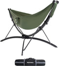 anymaka Set Up in 3 Seconds Adjustable Portable Aluminum Alloy Hammock Stand for Outside with Chair Mode & Lounge Mode up to 105''
