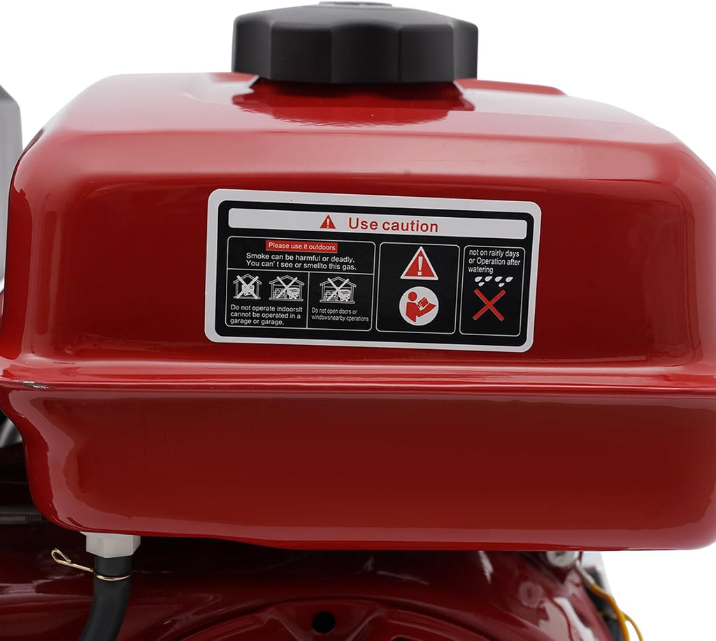 212cc 4-Stroke Pull Start Petrol Engine w/0.95Gal Fuel Tank,3000W 7.5HP Horizontal Air Cooled Single Cylinder Home-use Gas Engine for Water Pumps,Vibrators,Generators,Puffers,Threshers.