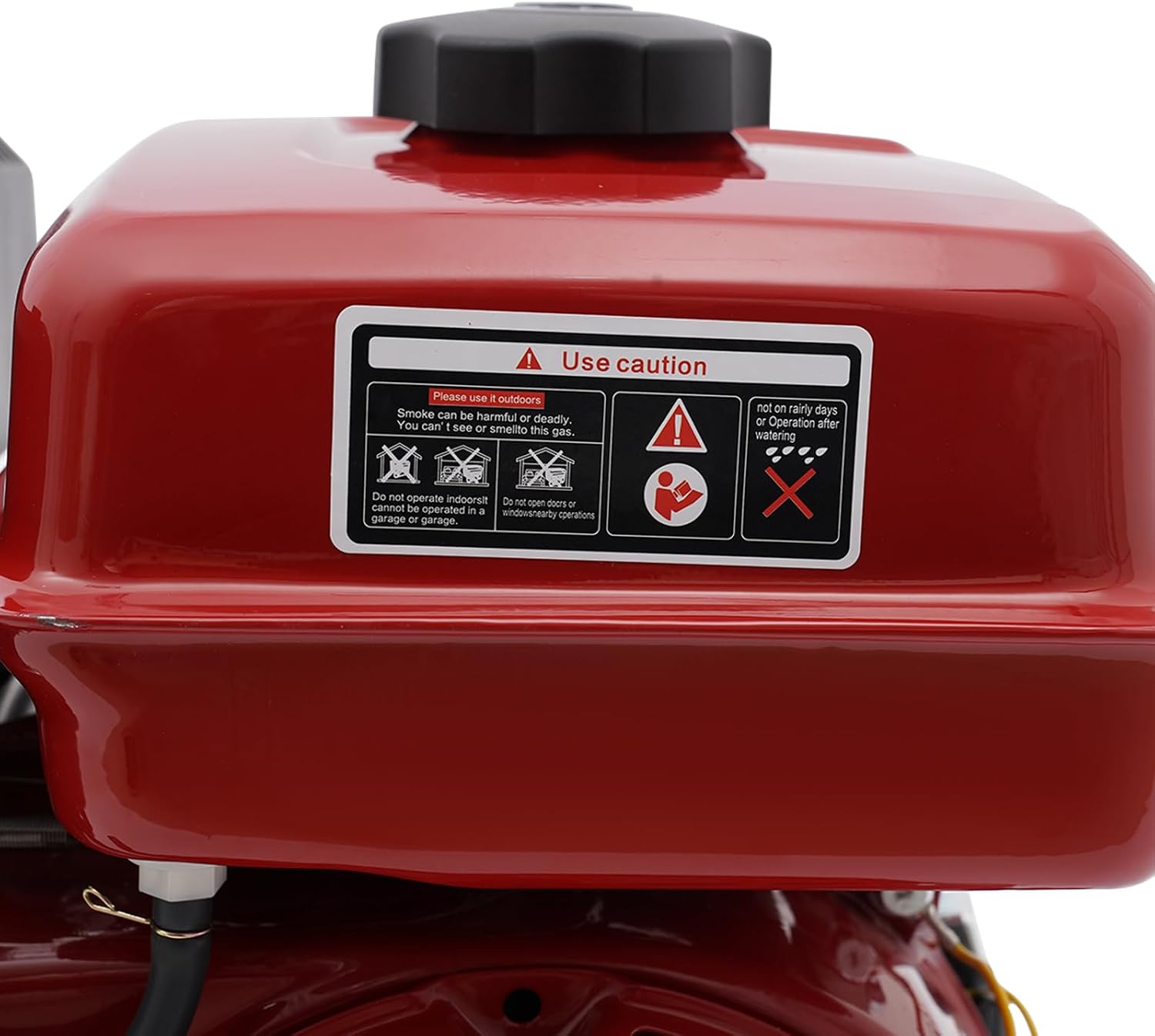 212cc 4-Stroke Pull Start Petrol Engine w/0.95Gal Fuel Tank,3000W 7.5HP Horizontal Air Cooled Single Cylinder Home-use Gas Engine for Water Pumps,Vibrators,Generators,Puffers,Threshers.