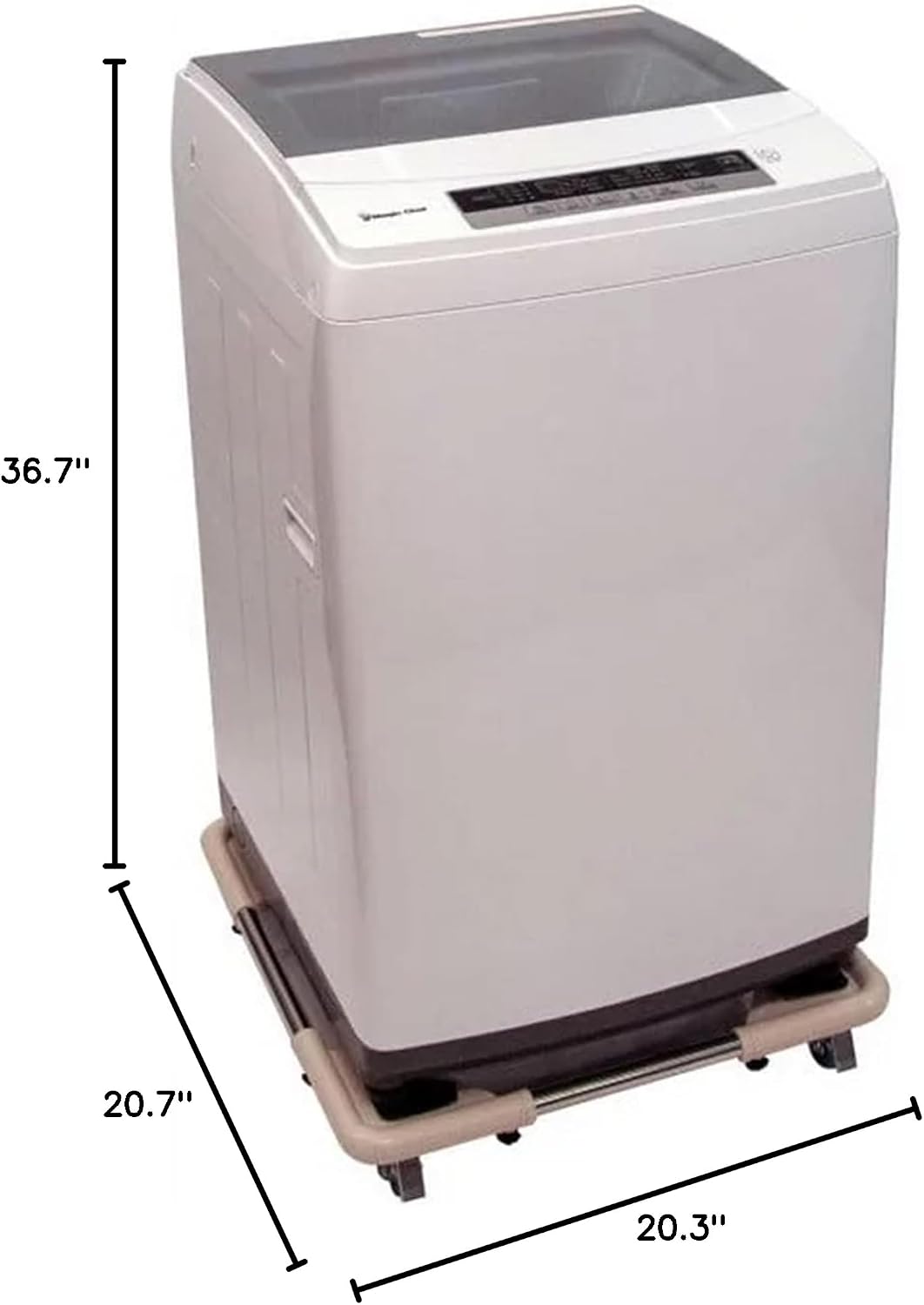 1.7 cu. ft. Portable Compact Top Load Washer in White