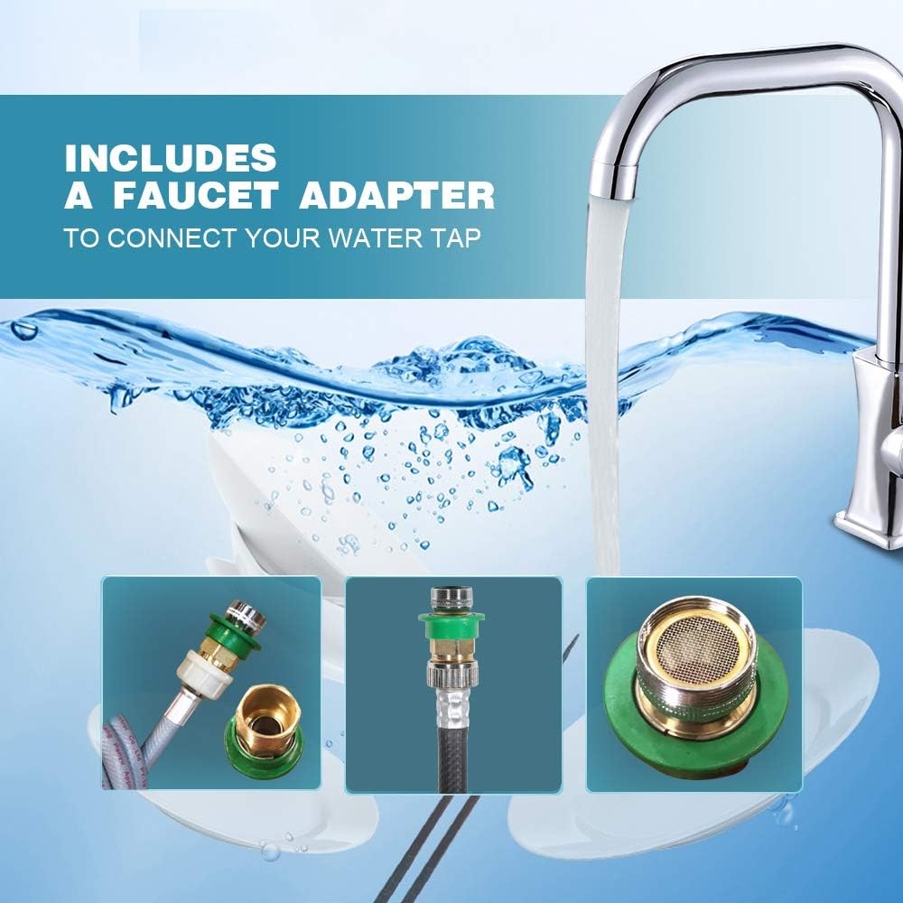kapas kps35-735h2 upgraded compact washing machine, fully automatic 2-in-1 washer and spin dryer machine build-in pump and long hose, 8 lbs. capacity 8 lbs. top load tub washer