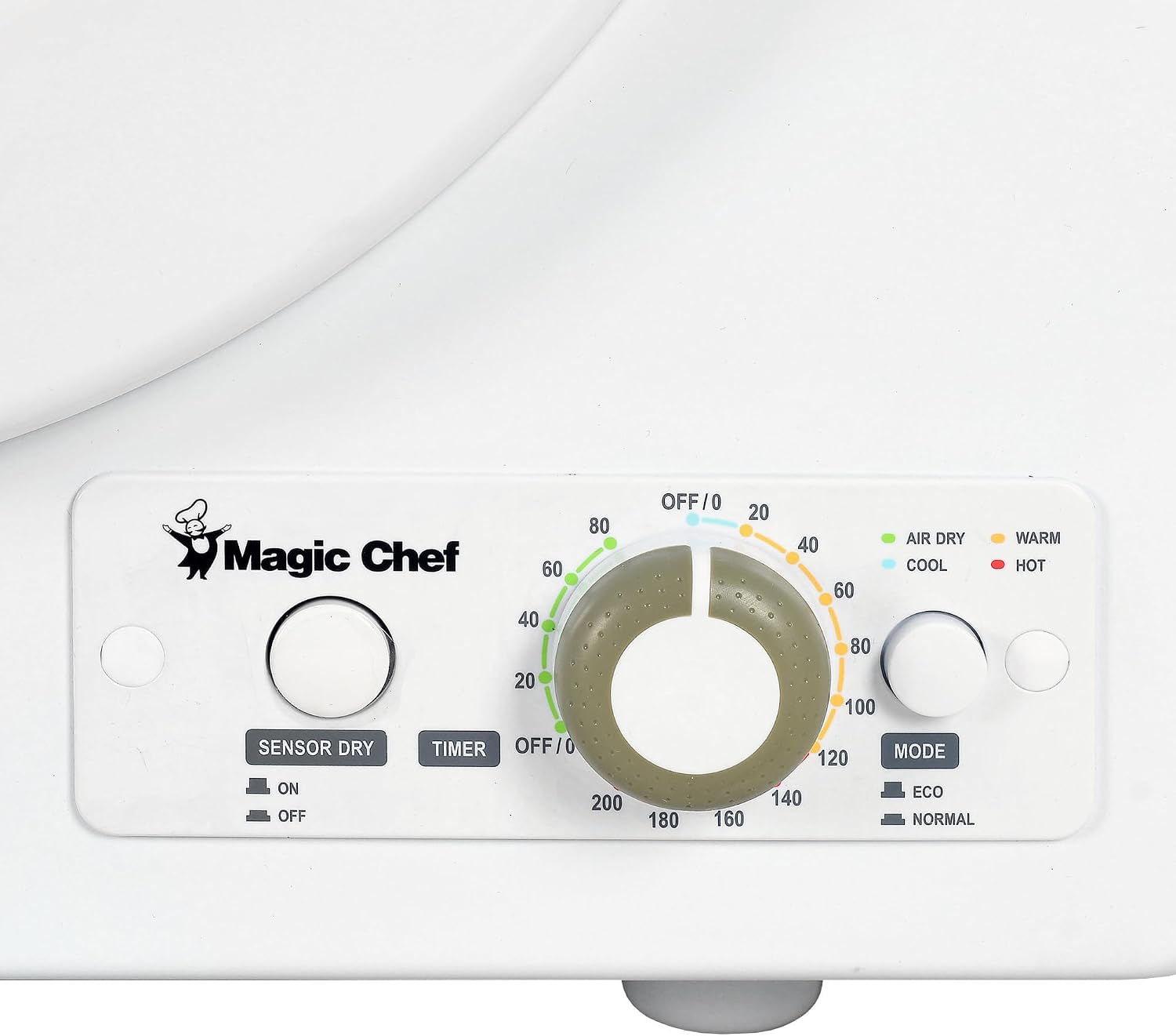 2.6 cu. ft. White Compact Electric Dryer