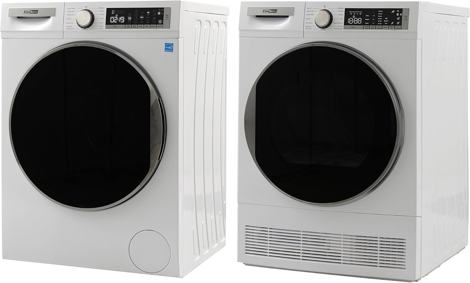 Conserv LUXURY Washer 2.2cf 110V+Condensing Dryer 4cf 220V 2 Year Warranty(White)