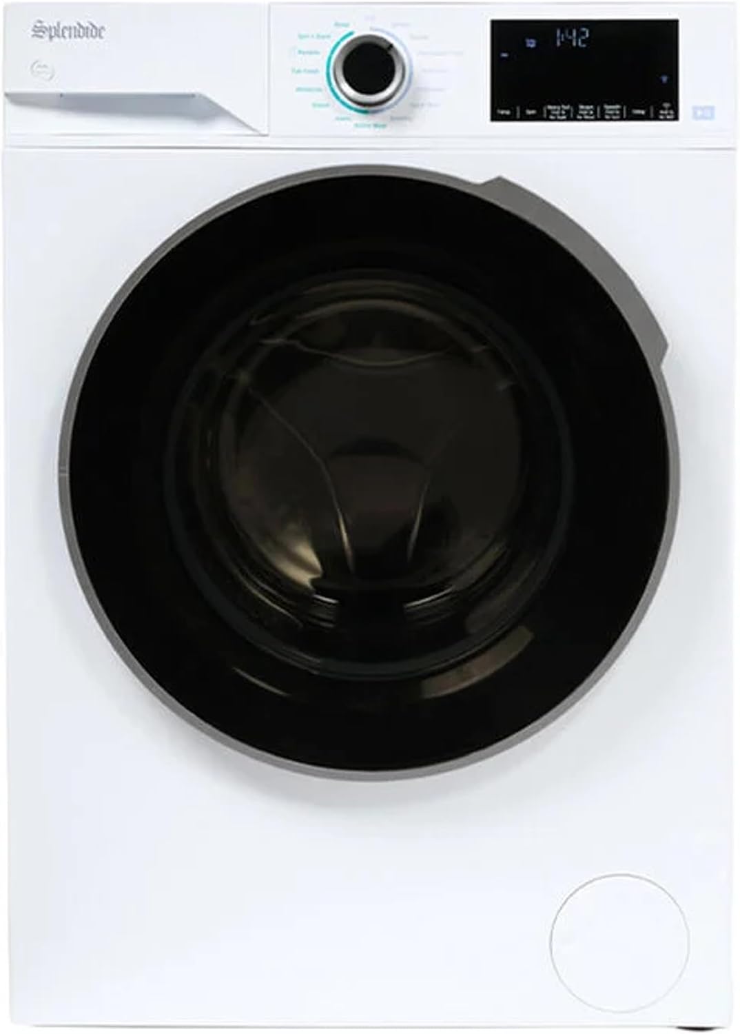 Splendide DV1725X & WFL2500X Replaces WFL1300XD Washer & DV6500X Dryer Stacked Bundle with Vent Kit & SK04 Stack Kit Included + Starter Laundry Powder - Updated Design- Freight Delivery