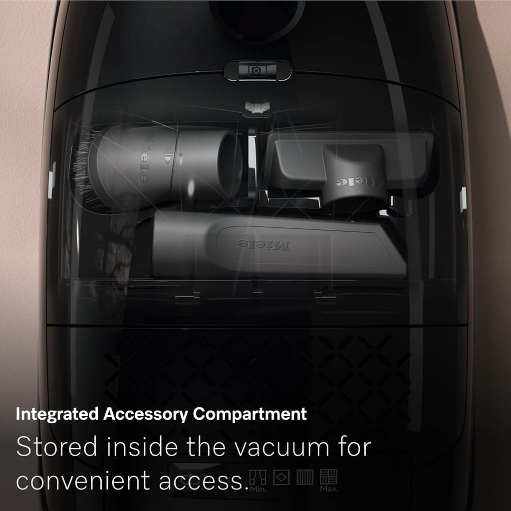 Miele Guard M1 Bagged Canister Vacuum Cleaner with AirClean Filter, AllTeQ Universal Floorhead, AllFloor Brush and LED Icons, Terra Red – 12704600