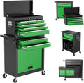 8 Drawers Rolling Tool Chest with Drawers, High Capacity Toolbox on Wheels, Lockable Drawers Tool Box Organization and Storage, Tool Cabinets on Wheels for Garage (BlackGreen, 8 Drawers)