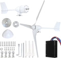 Wind Turbine Generator 3000W High-Power Wind Turbines 48V / 96V Wind Generator Kit with Controller and 3 Blades, Wind Power Generator for Domestic Use, Industry, Ships, Streets, Farms,96v