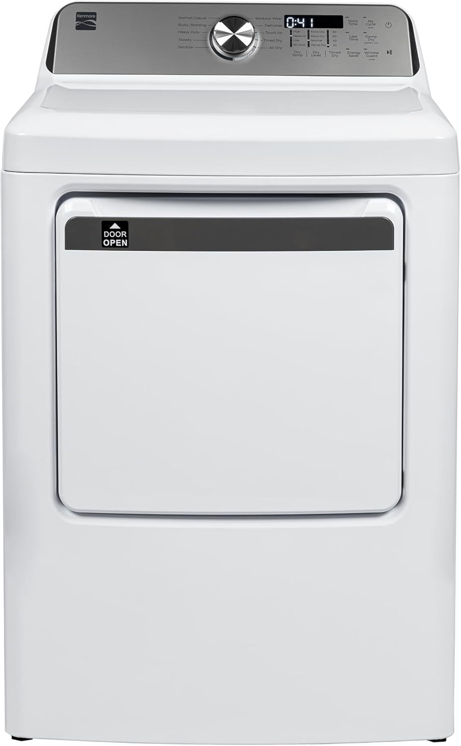 Kenmore 7.0 cu. ft. Front Load Gas Dryer - with Guard to Reduce Wrinkles & Static - Smart Sensor Drying - LED - White