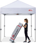MASTERCANOPY Pop Up Canopy Tent Commercial Grade Instant Shelter (5x5, White)
