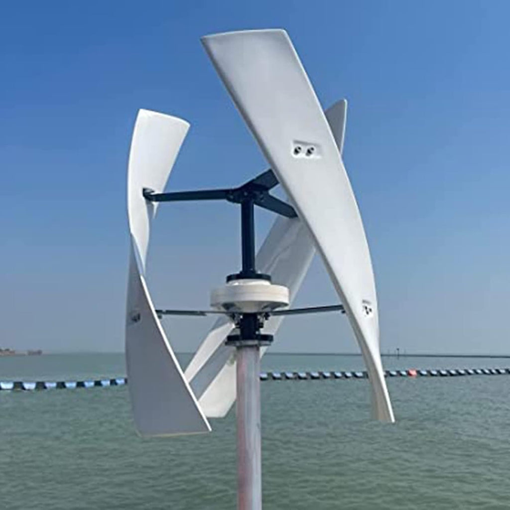 Vertical Axis Wind Turbine Generator, 3000W 220V 12V 24V 48V Spiral Wind Turbine Generator Light and Portable Wind Turbine for Home Use Vertical Axis Wind Turbine for Home Camping,24V