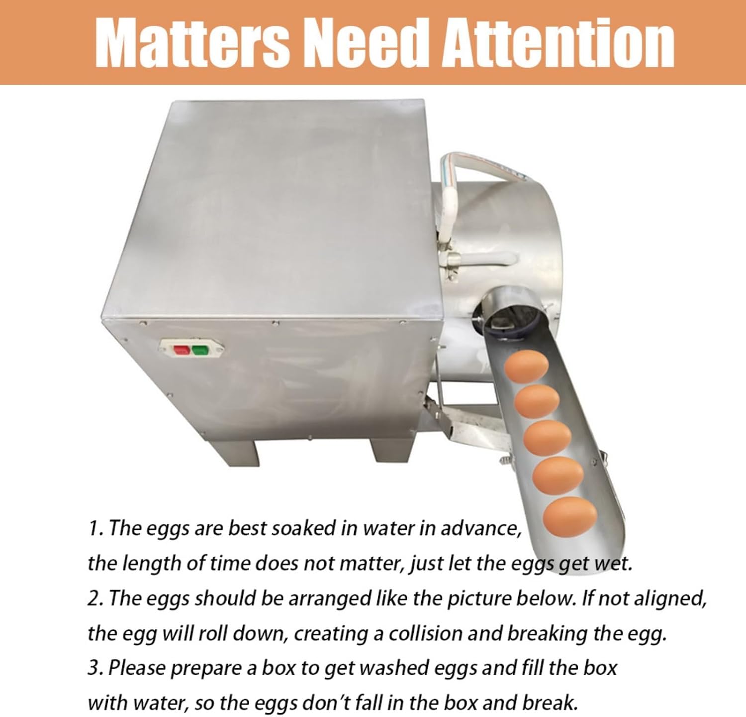 Commercial Egg Washing Machine, Automatic Poultry Egg Cleaner for Chicken/Duck/Goose Eggs, Electric Farm Eggs Surface Cleaning Machine 2000 Pcs/H 110V