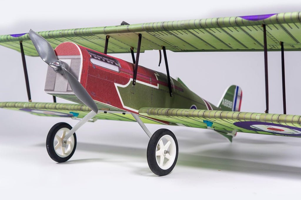 VilogaRC E33 S.E.5A 800mm Wingspan Foam RC Airplane for Adults DIY Fixed Wing Biplane Warbird KIT+Power Combo - (KIT+Motor+ESC+Servos)